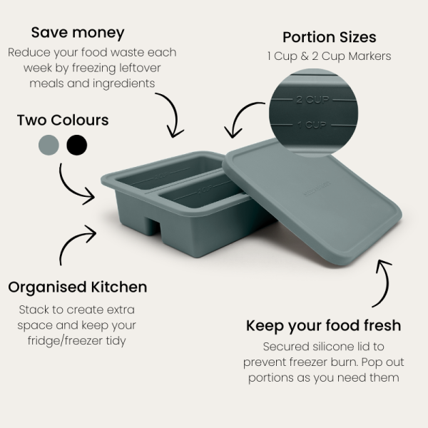 2 Portion Silicone Freezer Tray | Pre Order - Image 7