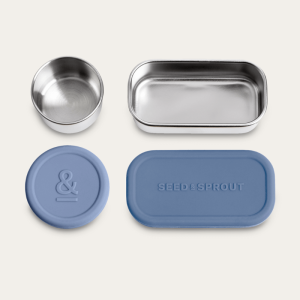 2 Pot Set - Stainless Steel Snack Containers - Image 26