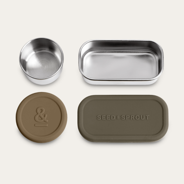 2 Pot Set - Stainless Steel Snack Containers - Image 27
