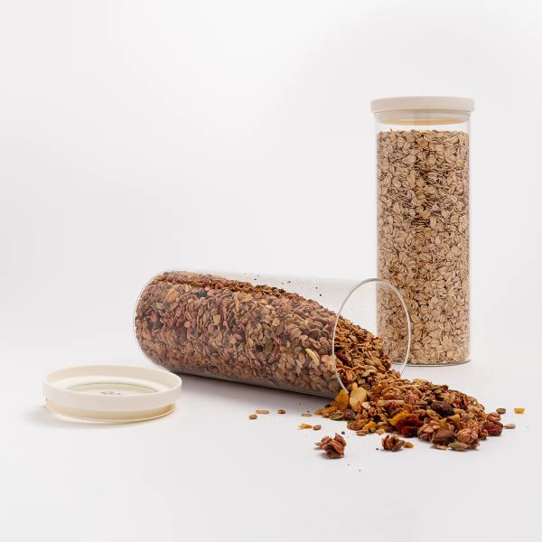 Wategos Glass Pantry Jars - Oat Milk - Image 27