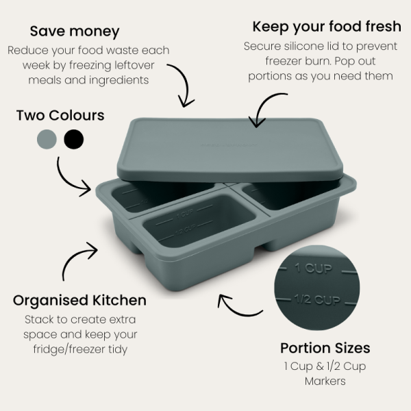 4 Portion Silicone Freezer Tray - Image 7