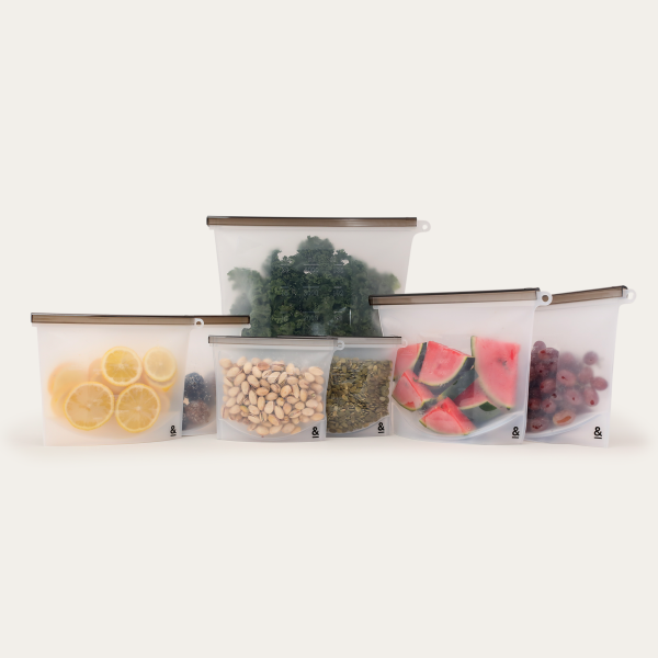 Silicone Food Pouch Set | Mixed Sizes - Image 4