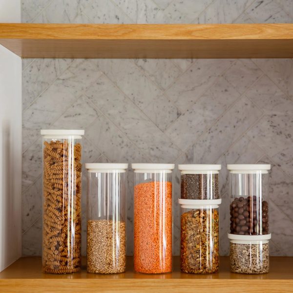 Wategos Glass Pantry Jars - Oat Milk - Image 11