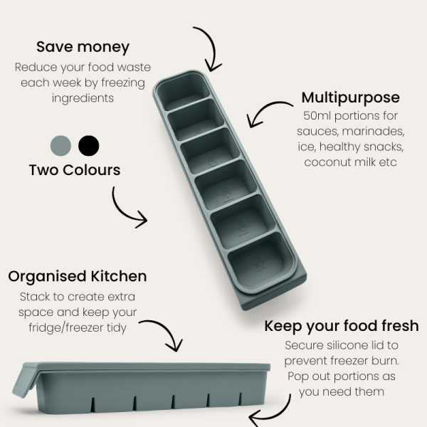 6 Portion Silicone Freezer Tray - Image 10