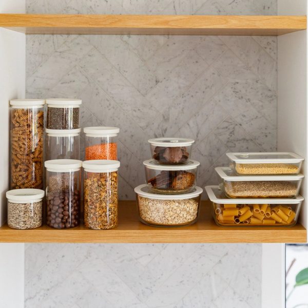 Wategos Glass Pantry Jars - Oat Milk - Image 20
