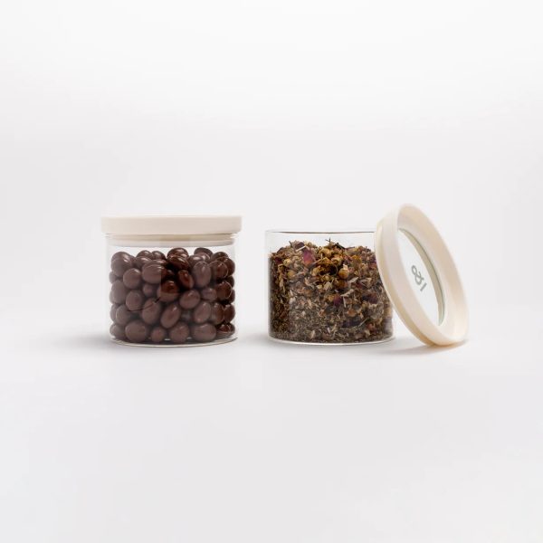 Wategos Glass Pantry Jars - Oat Milk - Image 21