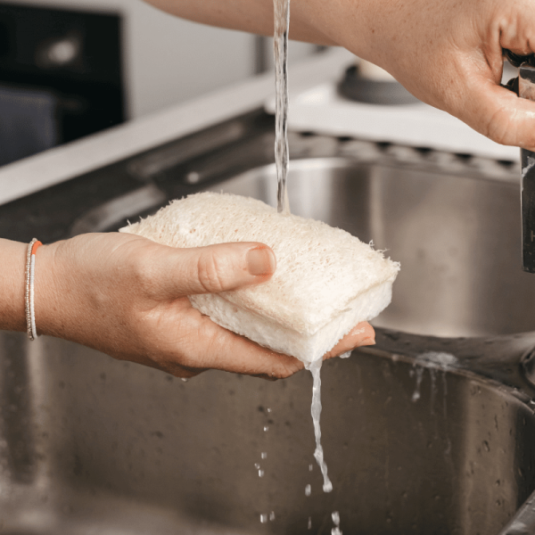 Compostable Sponge with Scourer - Image 6