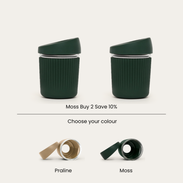 Reusable Glass Coffee Cup - Image 3