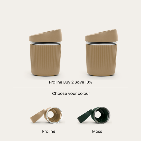 Reusable Glass Coffee Cup - Image 2