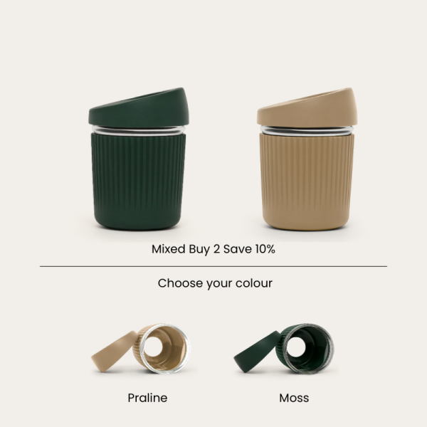 Reusable Glass Coffee Cup - Image 16