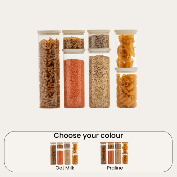 Glass Pantry Storage Jars - Image 2