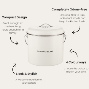 Kitchen Compost Bin | Mushroom - Image 6