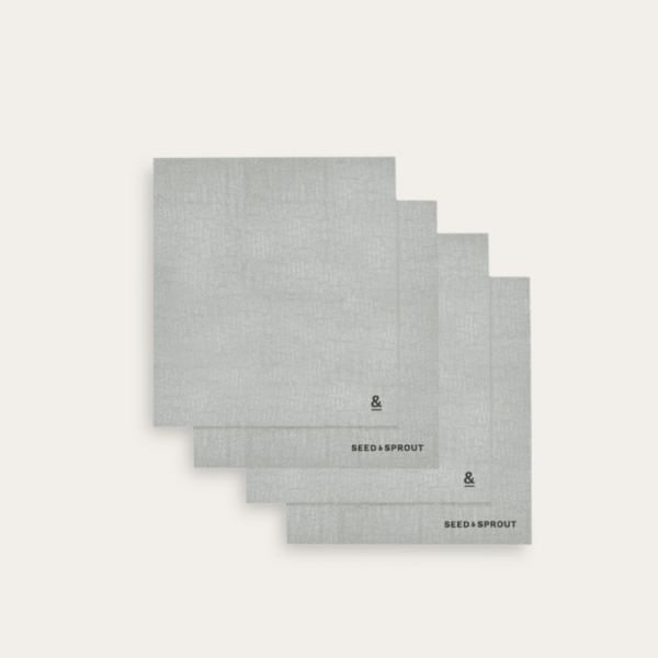 Cellulose Sponge Dish Cloth - 4pk - Image 3