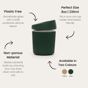 Reusable Glass Coffee Cup - Image 6