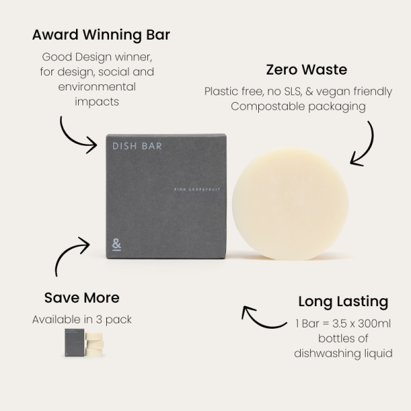 Dish Soap Bar | Pink Grapefruit - Image 6