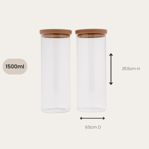 Wategos Glass Pantry Jars - Praline - Image 13