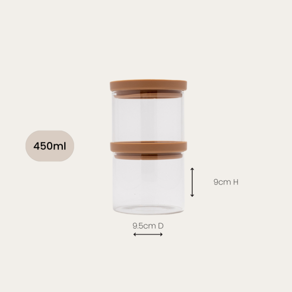 Wategos Glass Pantry Jars - Praline - Image 11