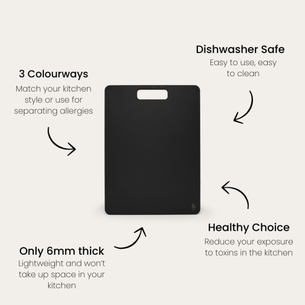 Wood Fibre Chopping Board | Liquorice - Image 7