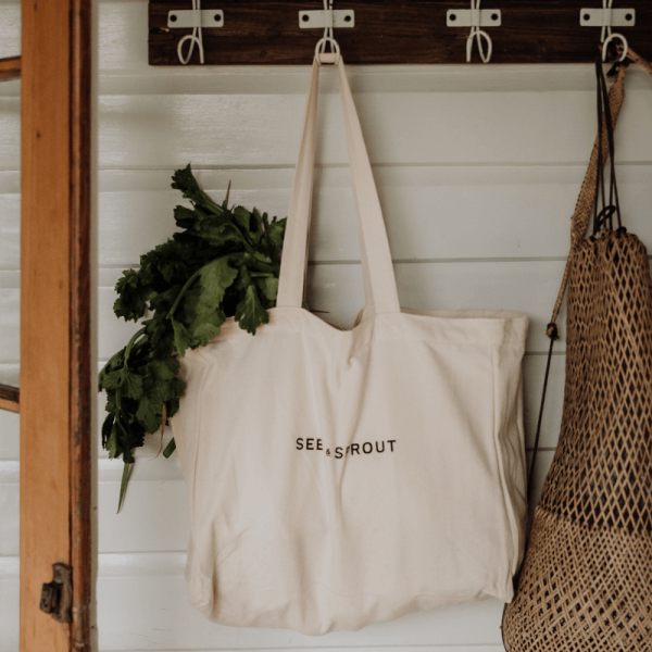 Organic Pocket Tote Shopping Bag - Image 14