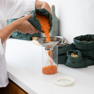 Wategos Glass Pantry Jars - Oat Milk - Image 24