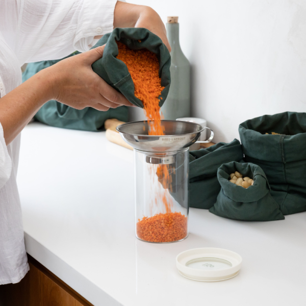 Wategos Glass Pantry Jars - Oat Milk - Image 24