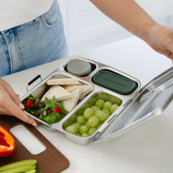2 Pot Set - Stainless Steel Snack Containers - Image 16