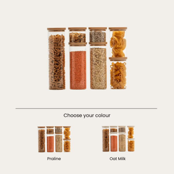 Glass Pantry Storage Jars - Image 4