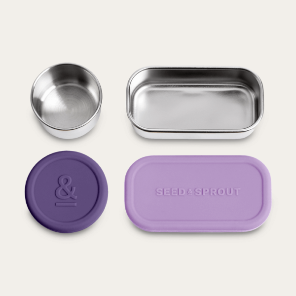 2 Pot Set - Stainless Steel Snack Containers - Image 9