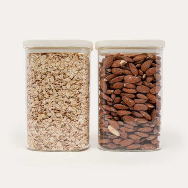 Tallow Glass Pantry Jars | 2pk - Image 2