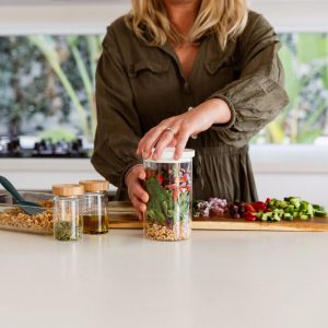 Wategos Glass Pantry Jars - Oat Milk - Image 8