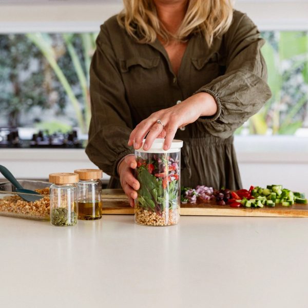 Wategos Glass Pantry Jars - Oat Milk - Image 8
