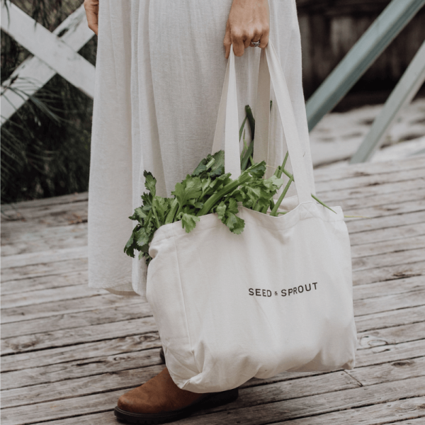 Organic Pocket Tote Shopping Bag - Image 10