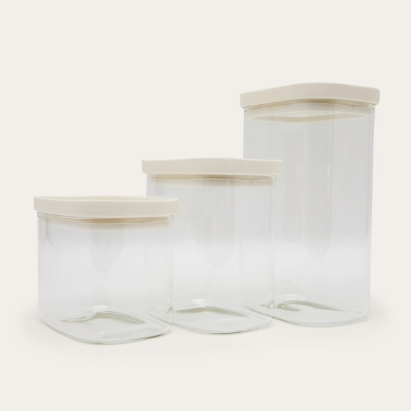 Tallow Glass Pantry Jars | 2pk - Image 18