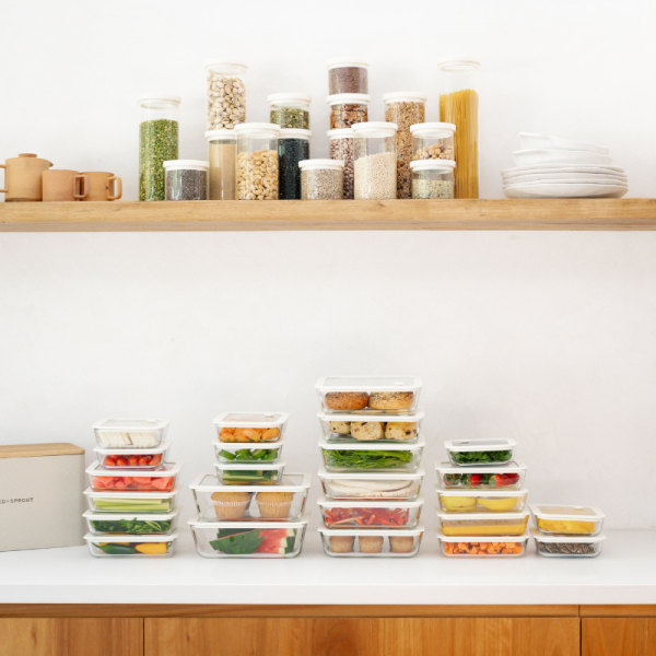 Glass Pantry Storage Jars - Image 18