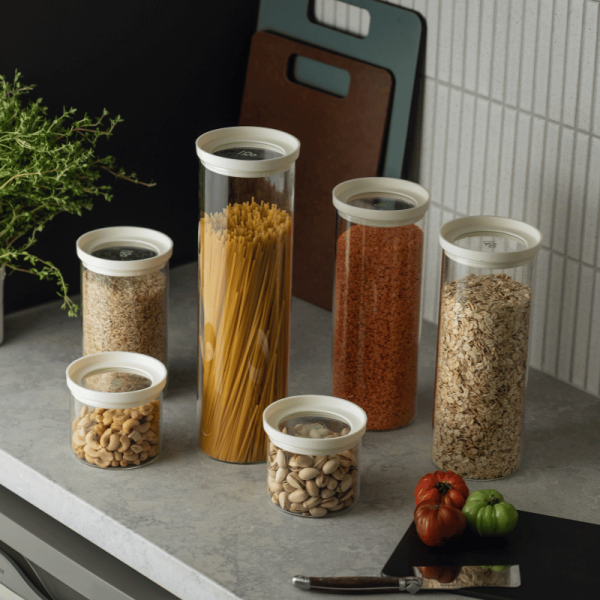 Glass Pantry Storage Jars - Image 12