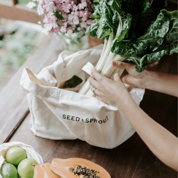 Organic Pocket Tote Shopping Bag - Image 8