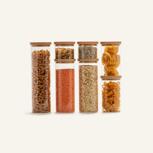 Glass Pantry Storage Jars - Image 14