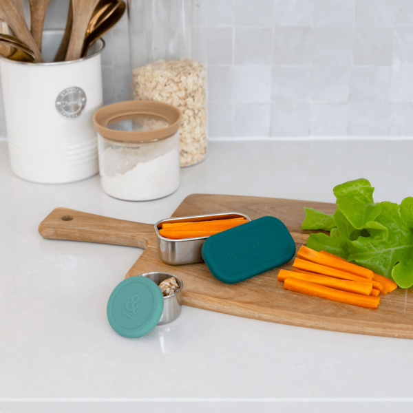 2 Pot Set - Stainless Steel Snack Containers - Image 12