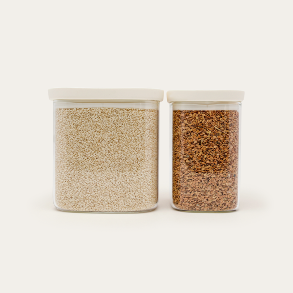 Tallow Glass Pantry Jars | 2pk - Image 3