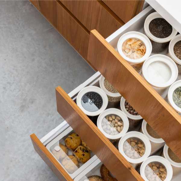 Glass Pantry Storage Jars - Image 16