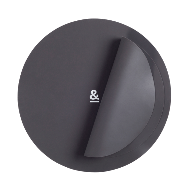 Round Un-Baking Paper - Graphite - Image 6
