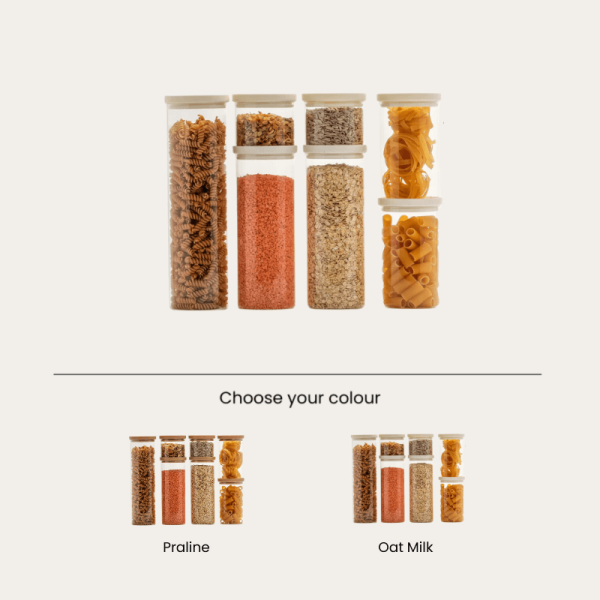 Glass Pantry Storage Jars - Image 3