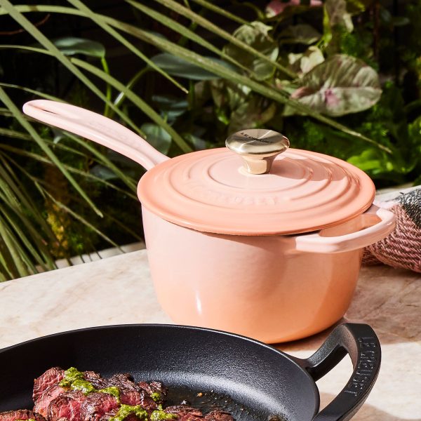Le Creuset Signature Cast Iron 1.75-quart Peche Saucepan - Image 2
