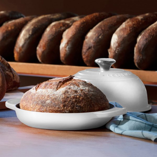 Le Creuset Signature Cast Iron 9.5" White Bread Oven - Image 5