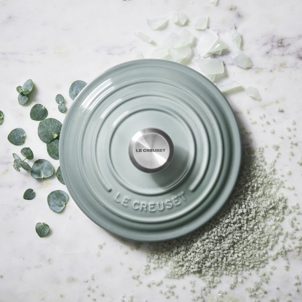 Le Creuset Signature Cast Iron 5.5-quart Sea Salt Round Dutch Oven - Image 3