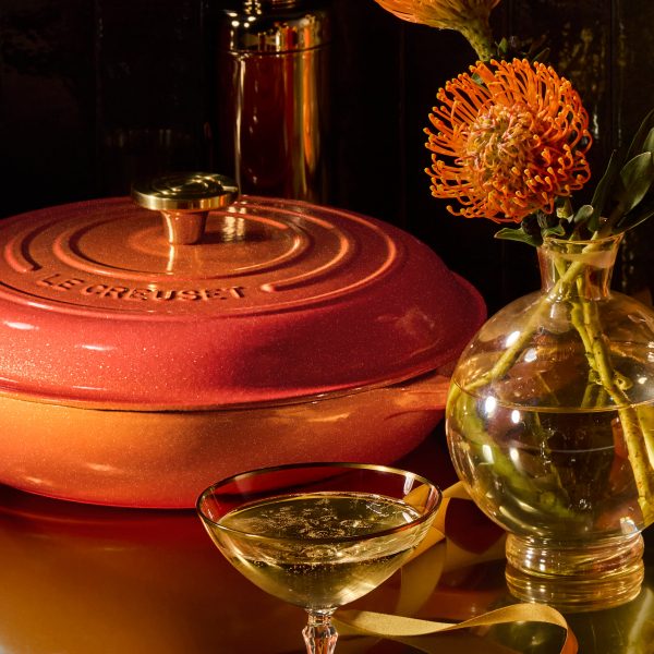 Le Creuset Signature Cast Iron 3.5-quart Flamme Doree Braiser - Image 6