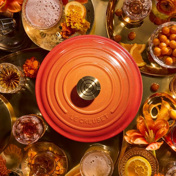 Le Creuset Signature Cast Iron 4.5-quart Flamme Doree Round Dutch Oven - Image 3