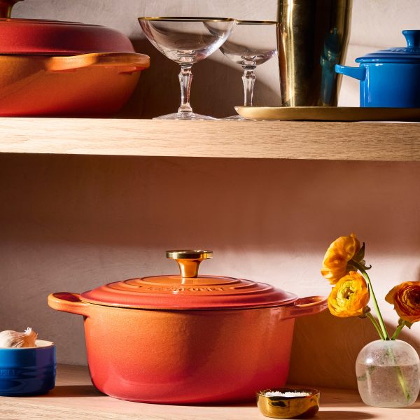 Le Creuset Signature Cast Iron 4.5-quart Flamme Doree Round Dutch Oven - Image 2