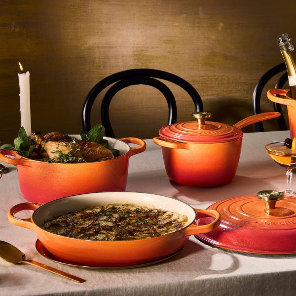 Le Creuset Signature Cast Iron 3.5-quart Flamme Doree Braiser - Image 4