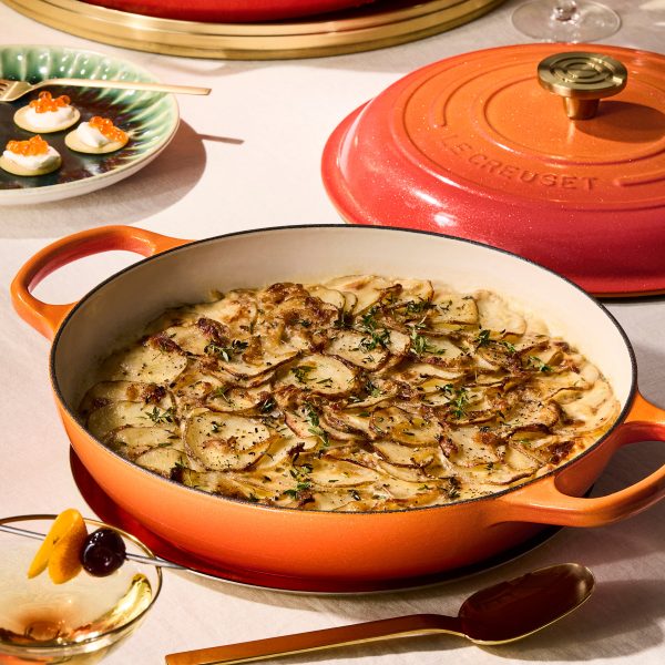 Le Creuset Signature Cast Iron 3.5-quart Flamme Doree Braiser - Image 5